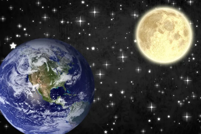 Місяць та Земля