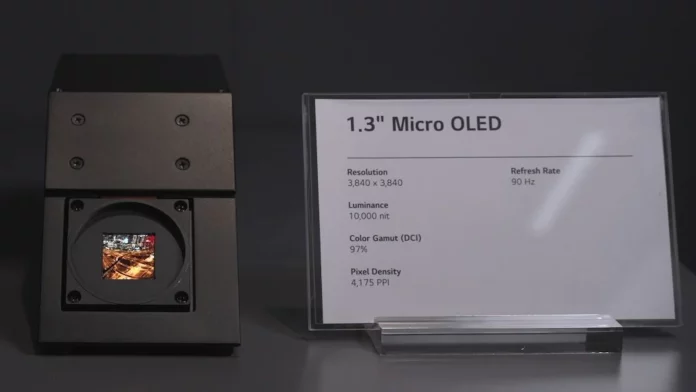 LG micro-OLED