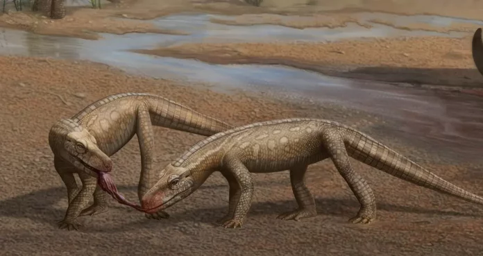 Крокодилоподібна рептилія Parvosuchus aurelioi